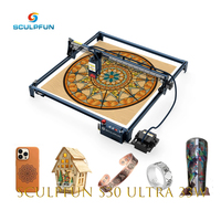 SCULPFUN S30 Ultra 33W Laser Engraver Cutter, Automatic Air Assist, 600*600mm, For Acrylic Sheets Wood Mdf Credit Card Metal