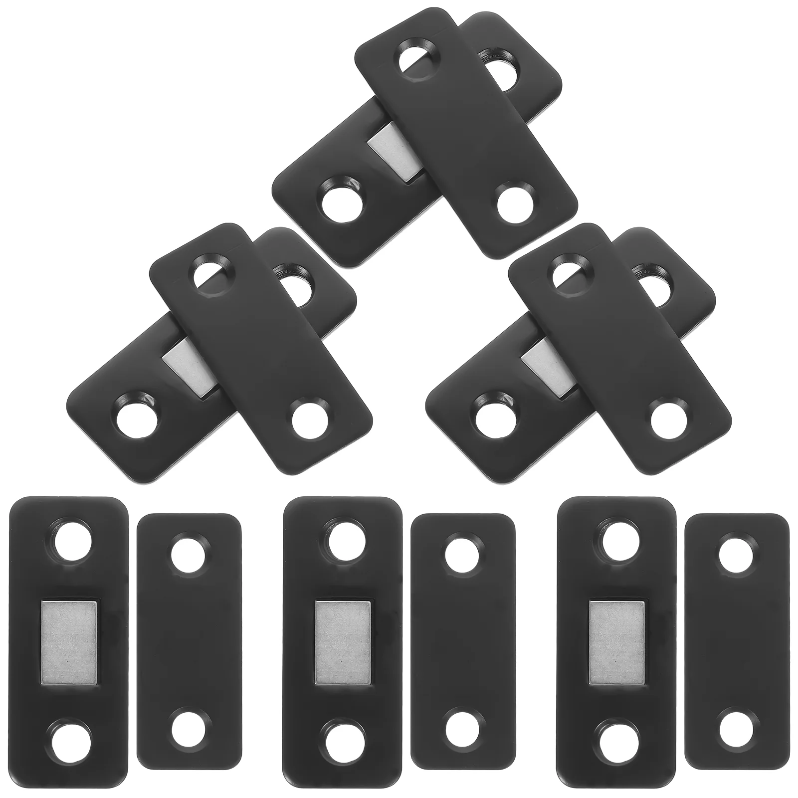 Magneti magnetici per chiusura porta armadio da 12 pezzi per chiusura ante armadio in acciaio inossidabile ultra sottile