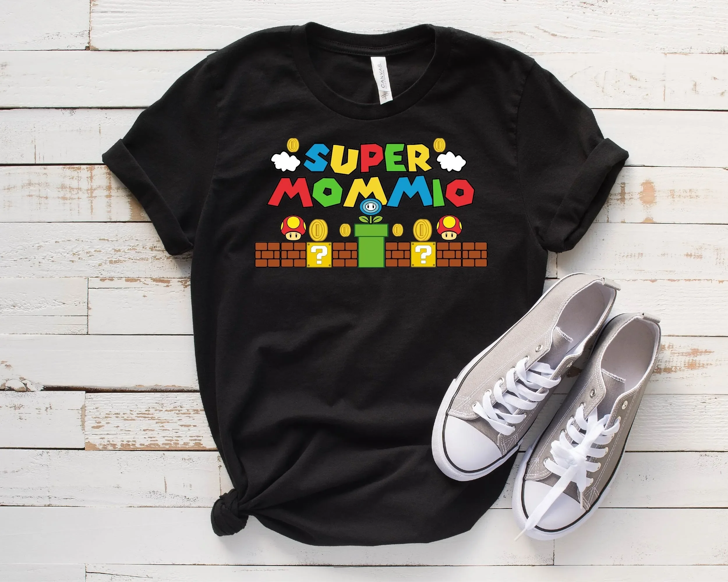 

Super Mommio T Shirt Funny Mom Mother's Day