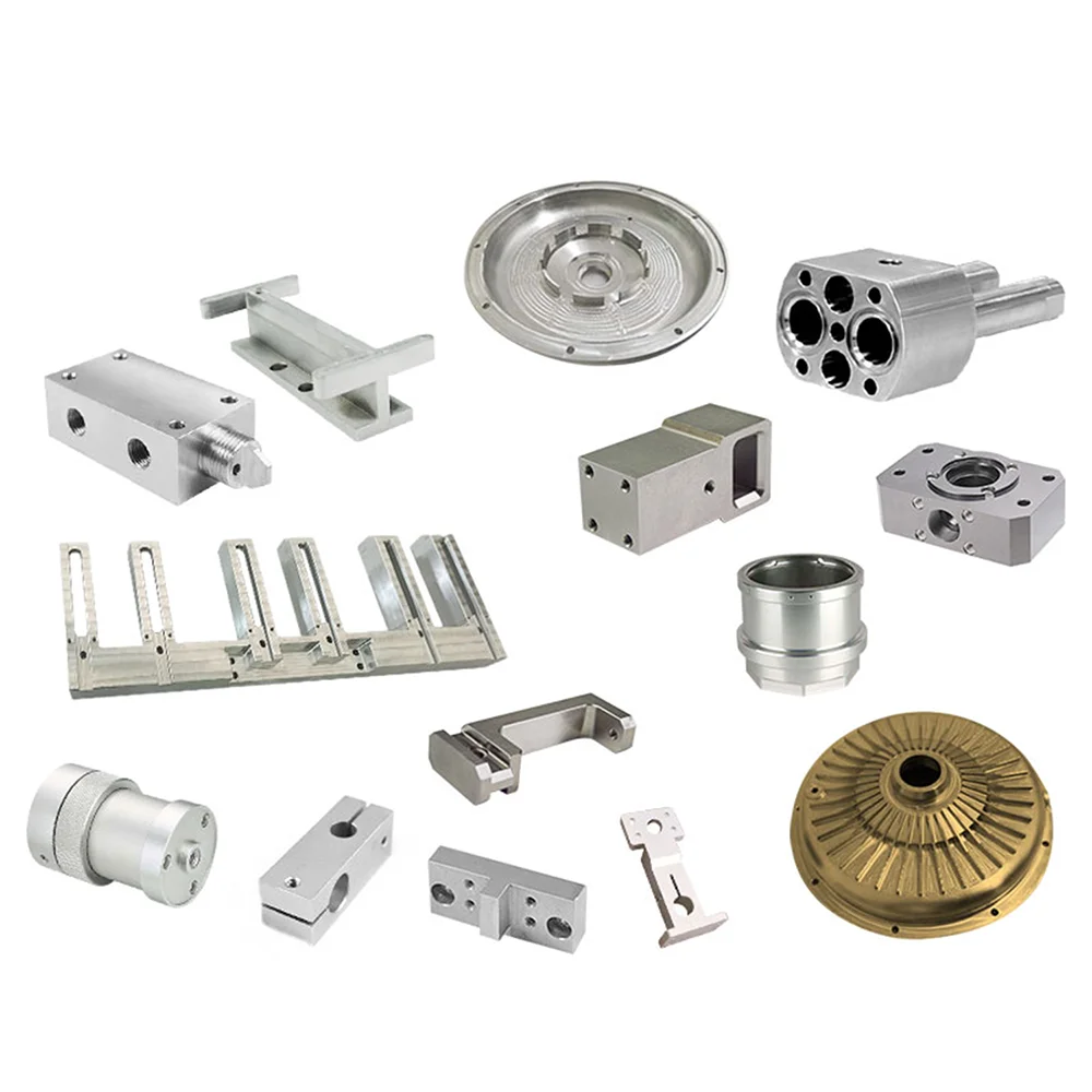 Custom Precision 5 Axis CNC Metal Joint Part CNC Clamp Prototype CNC Turning Milling Polishing Plating Components CNC Spindle