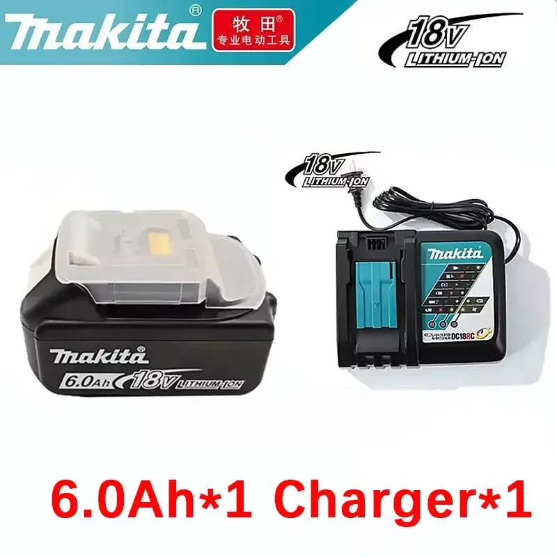 100% NIEUWE Makita Batterij 18 v 6000 mAh BL1860 BL1850B BL1850 BL1830 batterij & oplader 18 v Vervanging Power Tool Batterijen