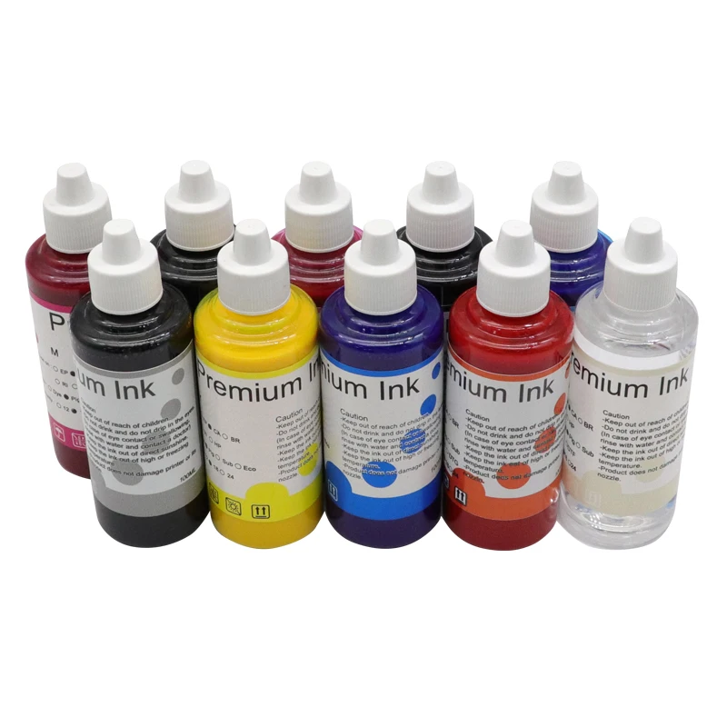 10 Color PFI-300 PFI300 Pigment Ink Compatible for Canon imagePROGRAF PRO-300 Printer Pro300 Printer Inkjet Ink Cartridge