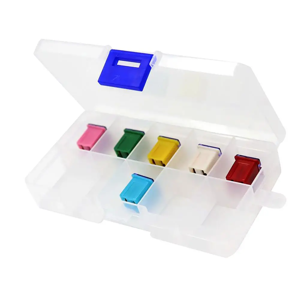 

6pcs JCASE Box Shaped Female Push In Fuse 20A 25A 30A 40A 50A 60A F2825-Z