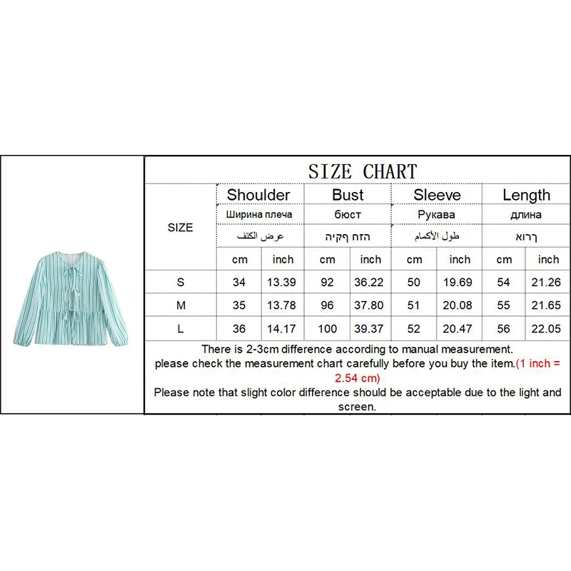 TRAF Striped Shirt Women Tops Bow Tied Pleats Fashion O-Neck Long Sleeved Blouses Summer Sweet Plaid Tops