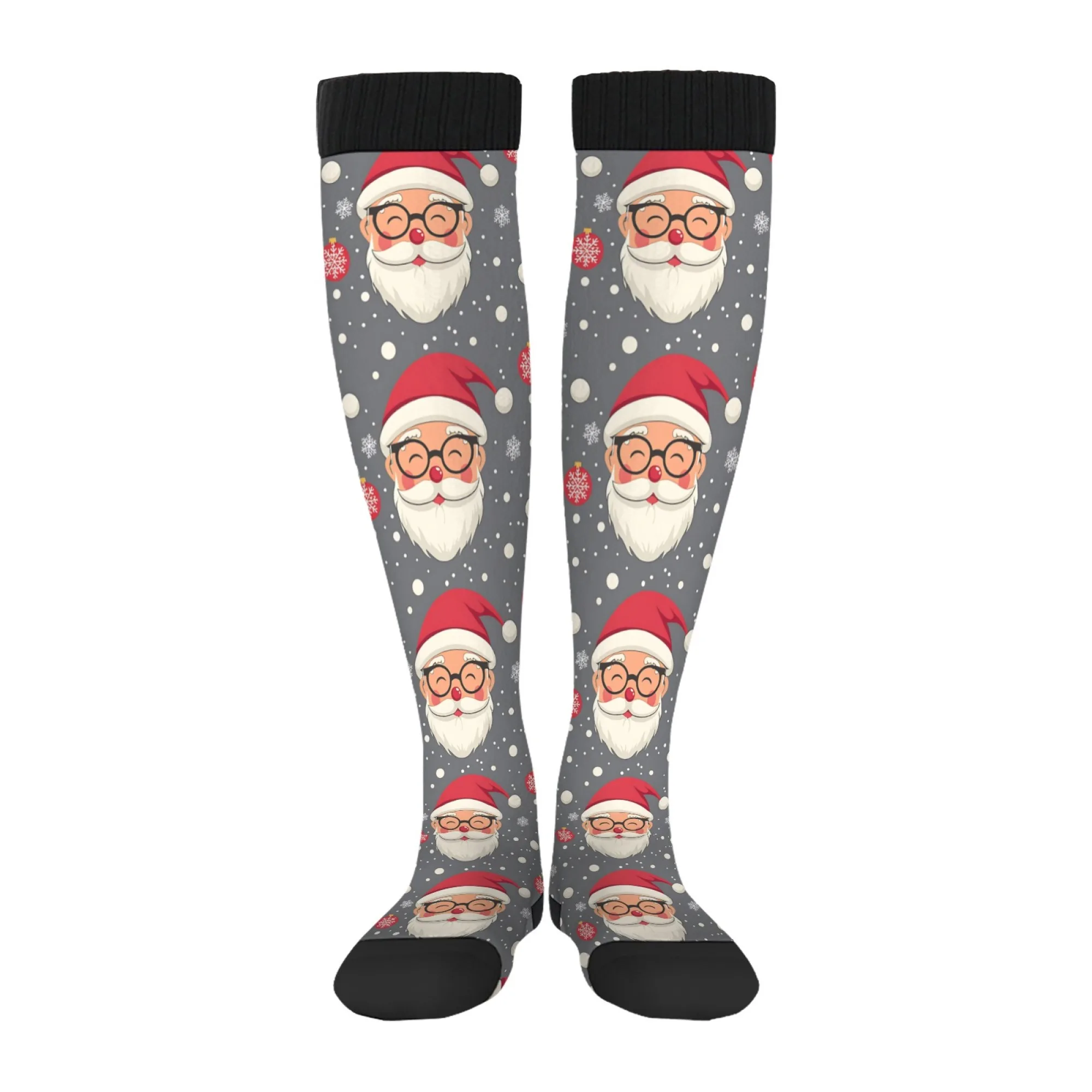 

Happy Santa Claus Funny Socks Unisex Comfortable Warm Fashion Stockings Novelty Street Hip-hop Cartoon Cute Socks Christmas Gift
