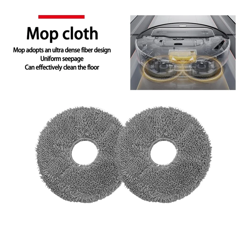 Conjunto de acessórios abus para robô aspirador de pó roborock saros z70, peças sobressalentes, filtros hepa, esfregões, sacos de pó, escovas laterais