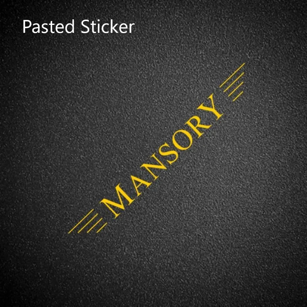 Car Logo Emblem Badge Decorative Pasted Sticker for Mansory GG G G500 G63 W464 W465 Badge Modify Sticker Accessories