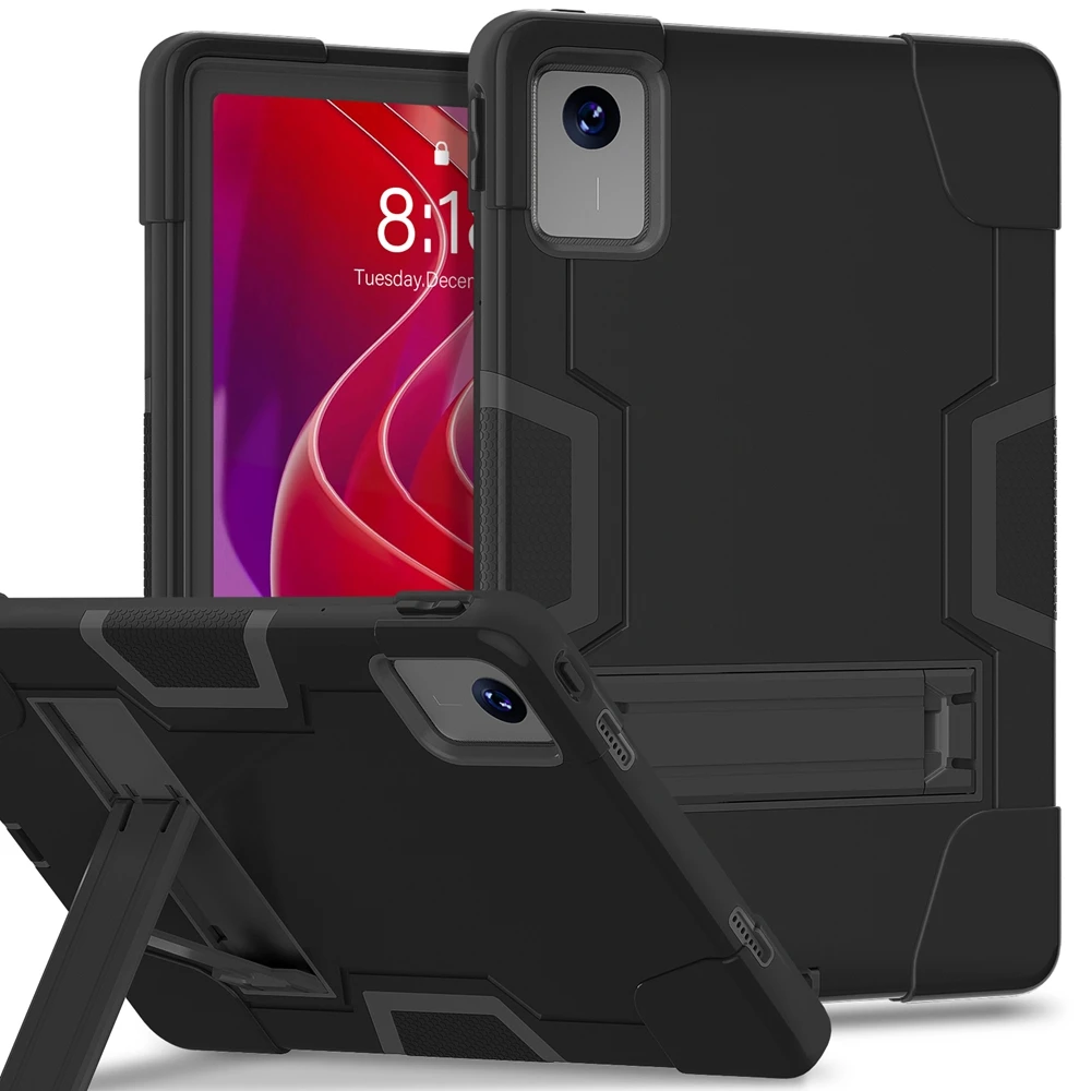 

Противоударный силиконовый чехол-подставка для планшета Lenovo Xiaoxin Pad 2024 11 дюймов
