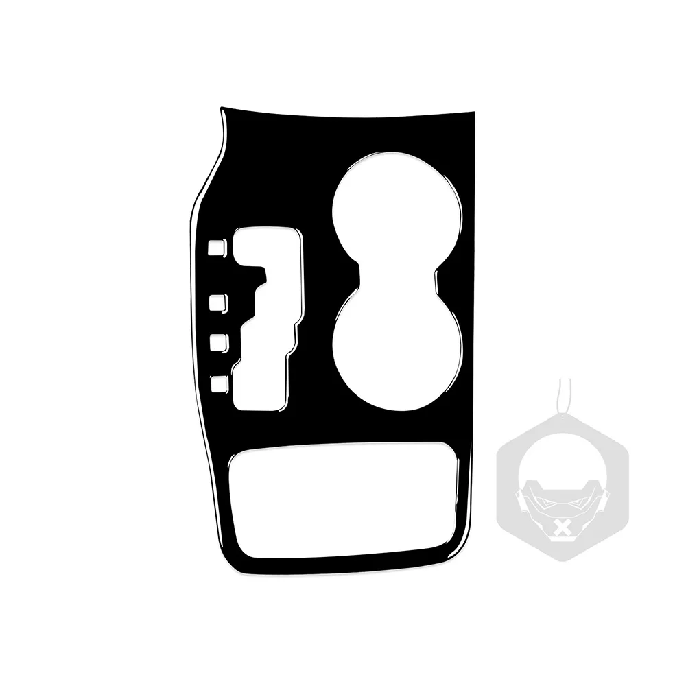 For Jeep Grand Cherokee 2011 2012 2013 Piano Black Gear Shift Cup holder Panel Cover Car Interior Accessories Decorative Sticker