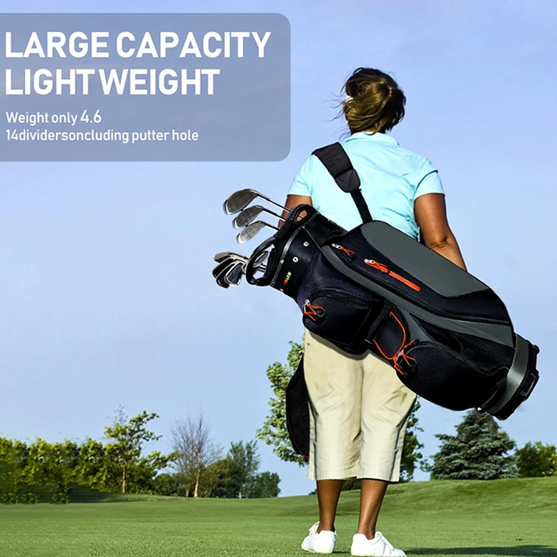 Golf Bags Unisex Standard Club Bags Wear-resistant Waterproof Large Capacity Portable Golf Bags