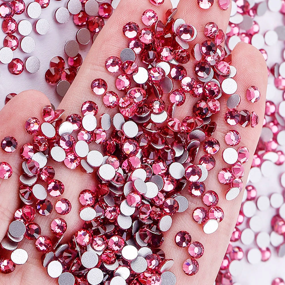 SS4-SS20 AAAAA Quality Non-Hotfix Flatback Crystal Rhinestones and Glitter Stones for Nail Art Crafts