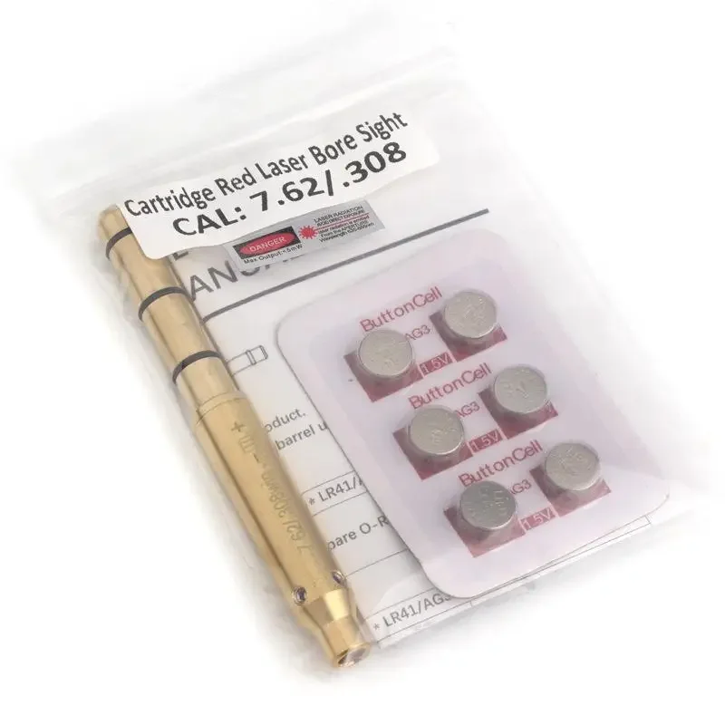 جديد Lase-r Bore Sight.177/22LR/.223Rem/9 مللي متر/.38spl Cal Red Lase-r Boresighter نهاية برميل للمسدسات المسدسات بندقية مسدسات الهواء