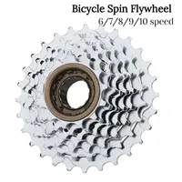 Bicycle Freewheel 6 7 8 9 10 Speed 11T-36T Mountain Bike MTB High-strength Steel Cassette Sprocket Modified Threaded Flywheel