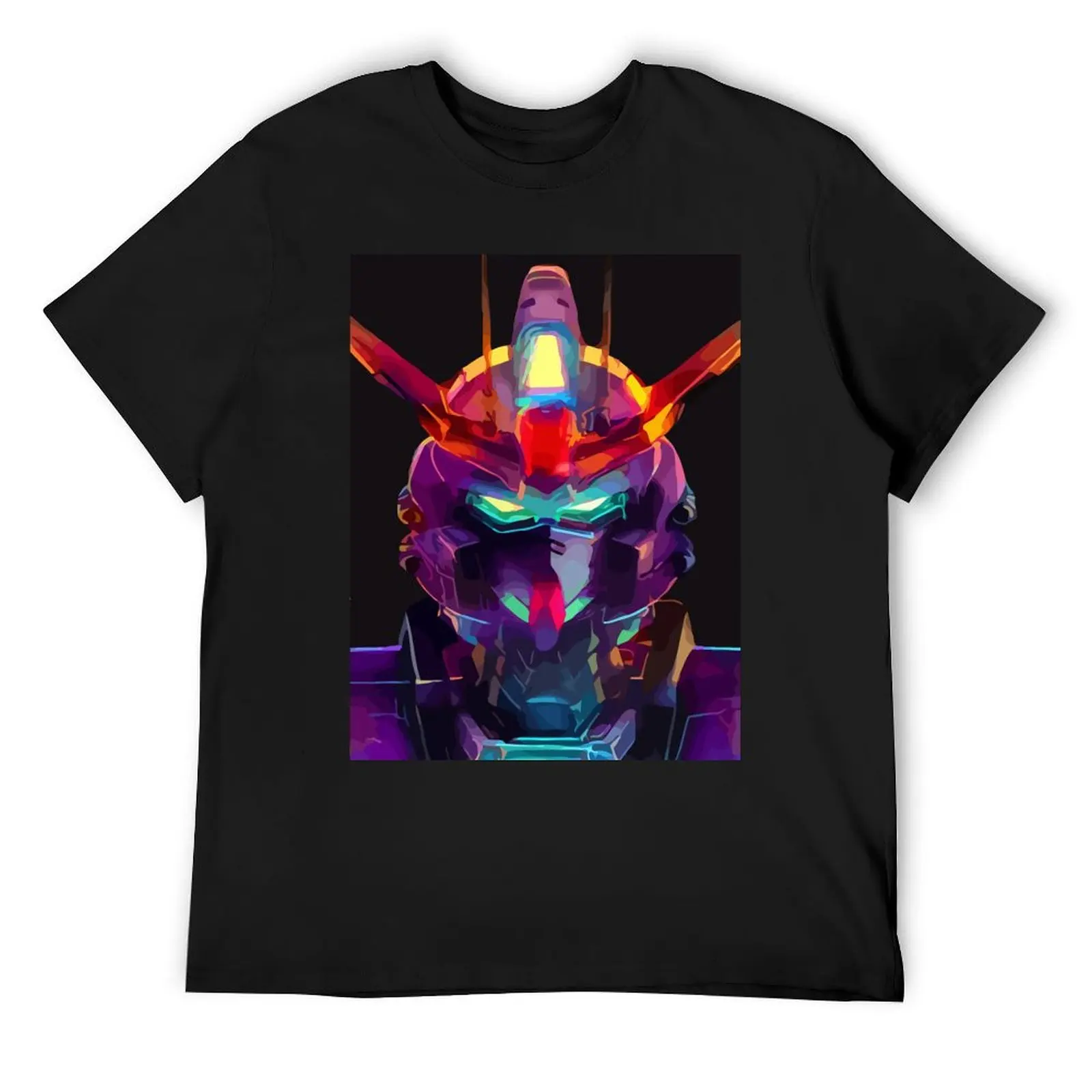 

Neon Mecha T-Shirt graphics quick-drying baggy shirts Short sleeve tee men