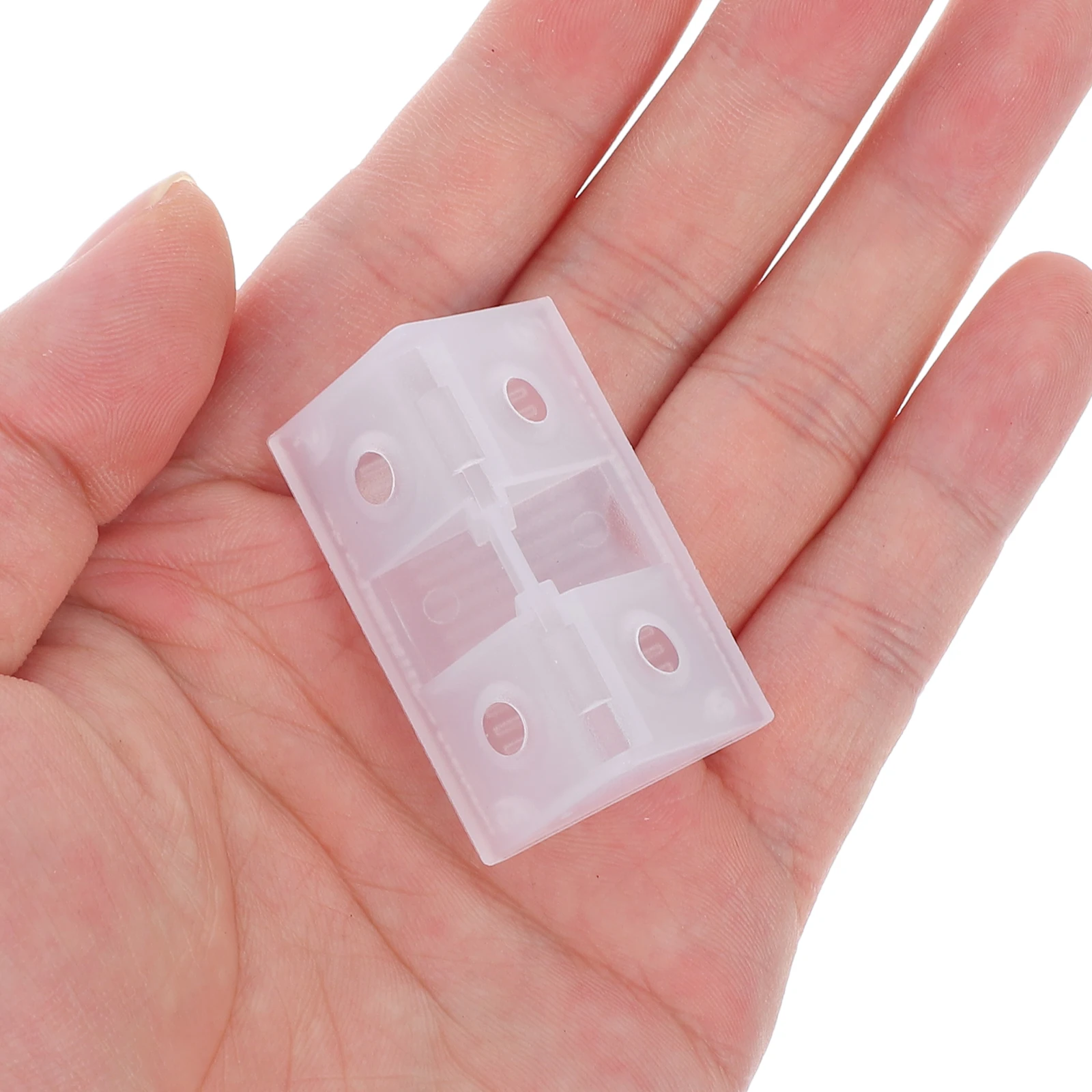 

20pcs White Plastic Corner Brackets L Shape Furniture Braces Heavy Duty Shelf Connectors 90 Degree Joint Fasteners For Cabinets