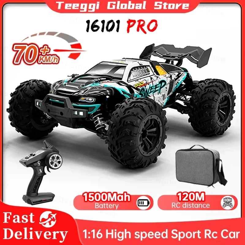 Teeggi 16101 /16102 PRO 1:16 70KM/H High Speed Drift Racing  SG116 MAX 4WD RC Car Off Road Car Monster Truck Toys For Kid Gift