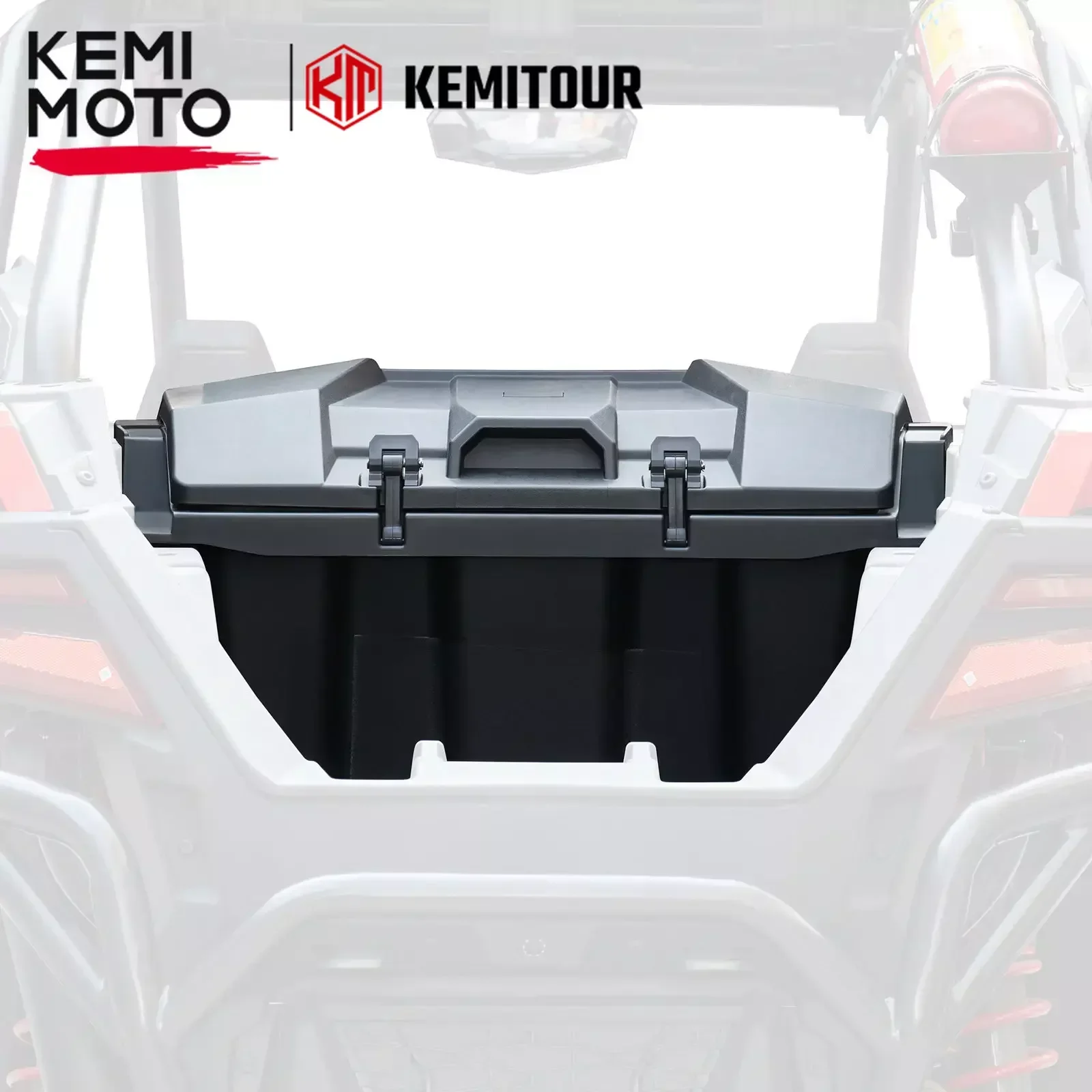 

UTV Rear Bed Box Gear Tool Box with 2 Lockable Latches #2883752 Compatible with Polaris RZR PRO XP /4 Turbo R / 4 2020-2024 2025