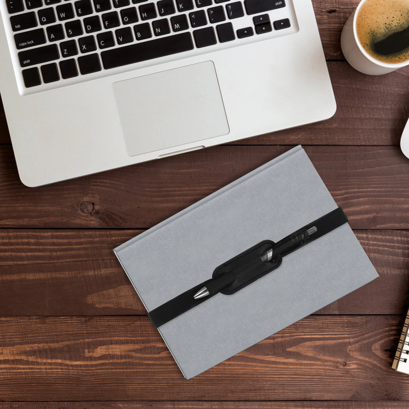 

6pcs Pen Sleeve With Elastic Band For Notebook Journal Tablet Pu Pen Holder Pouch Ballpoint Pencil Storage Case Student Supplies