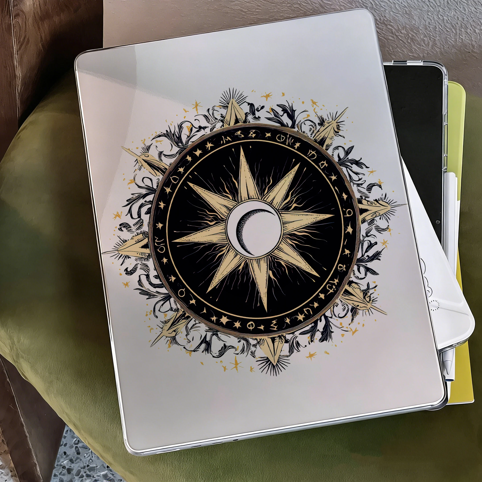 

Чехол для ноутбука 2025 M5 для MacBook Pro Air 13 15,3 13,6 Чехол M2 M3 M4 Funda для Macbook Pro 13 14,2 16,2 16 Обложка с винтажным узором