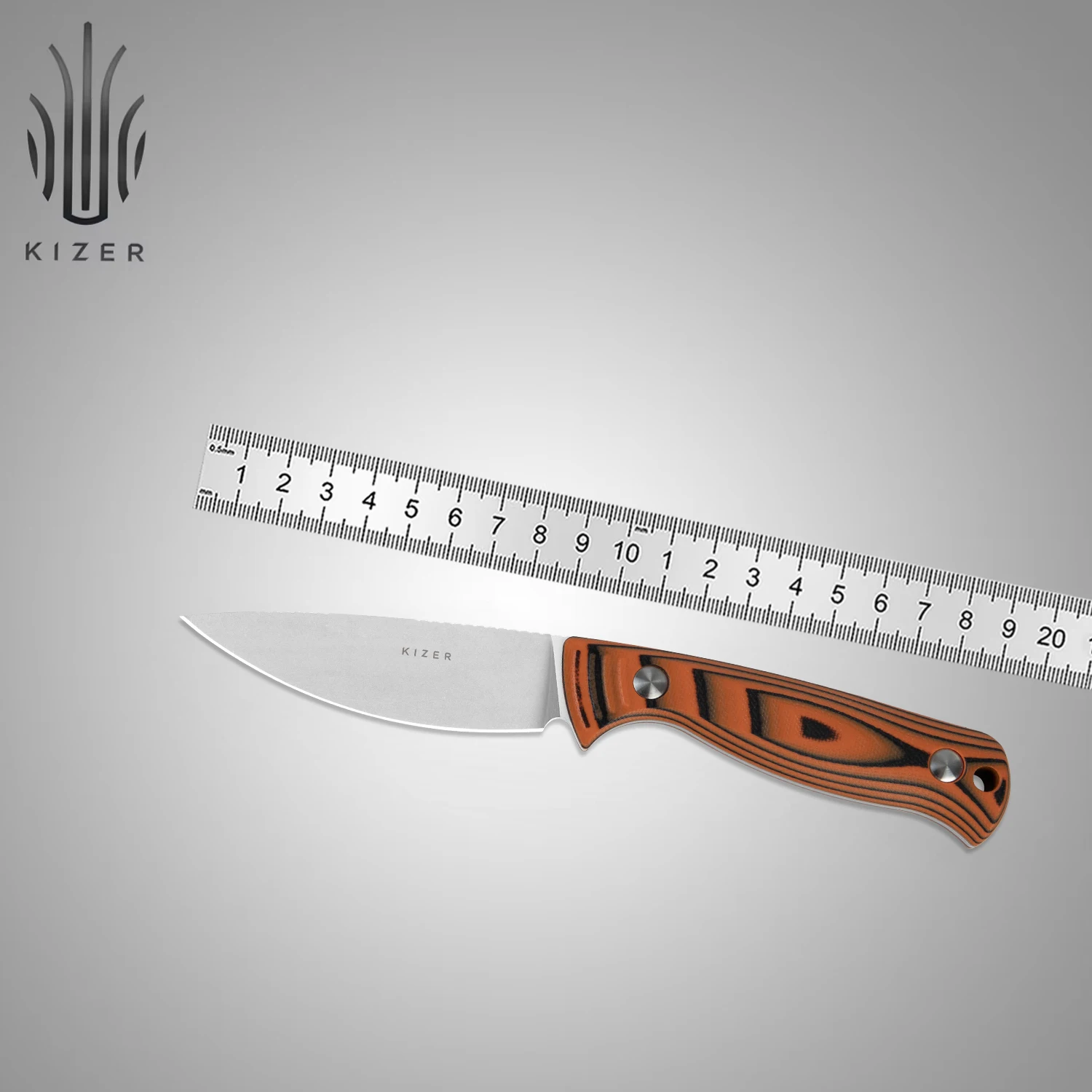 Нож Kizer с фиксированным лезвием 1097A1/1098A1/1099A1 Evenki 1, лезвие AEB-L G10, ручка для кемпинга, охоты, выживания, уличные инструменты, ножи 2025