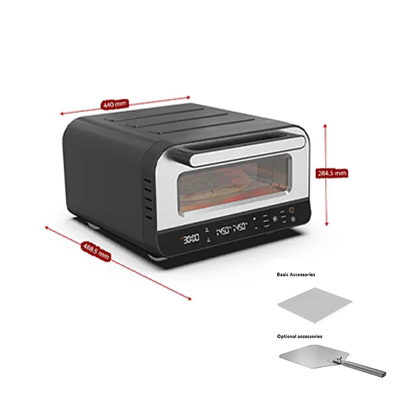 

Pizza Machine Multifunctional Household Electric Oven 1700W High Power Large Capacity Fully Automatic Electric Oven