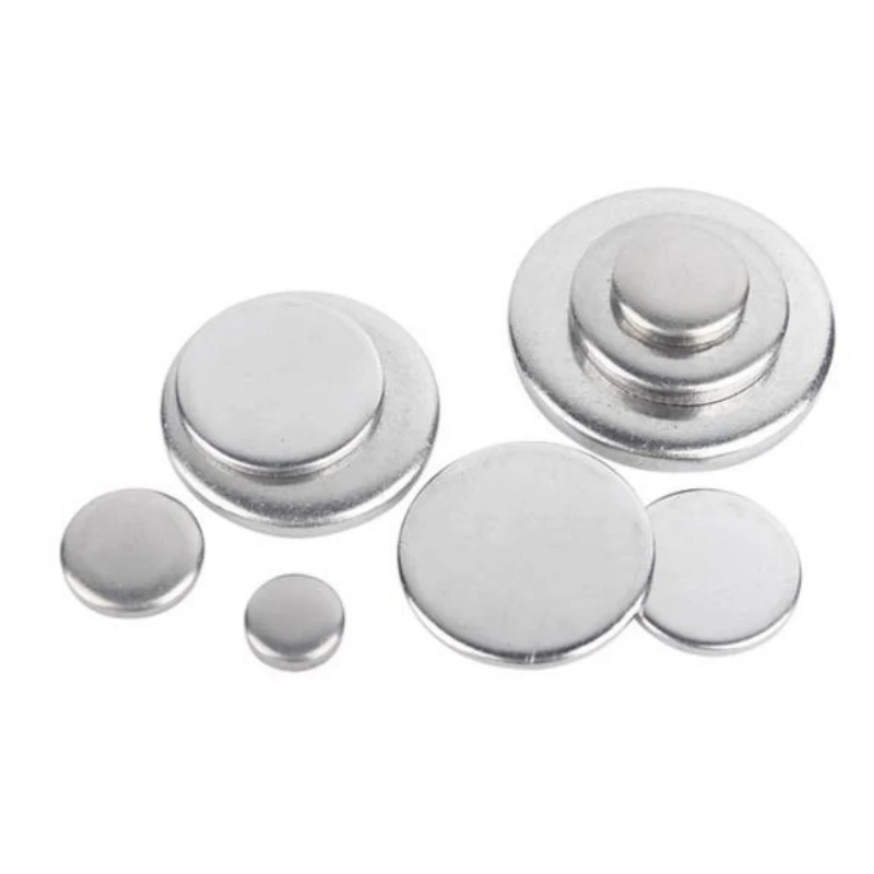 304 Stainless Steel Disc Plate Dia 6-20mm Circular Solid Flat-plate Round Disk Sheet Waterproof and Rust Proof Thickness 1mm-4mm