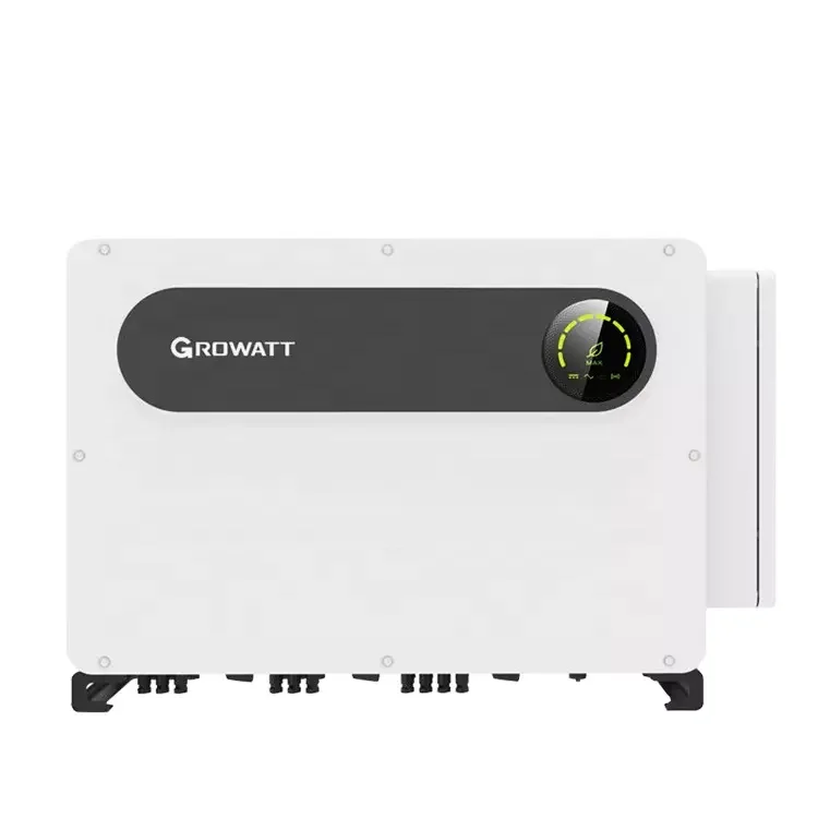 Series-30KW 50KW 60KW 70KVA 80KW for Commercial Use Growatt US Version On-Grid Solar Inverters 220v Three Phase MAX 80KTL3-X