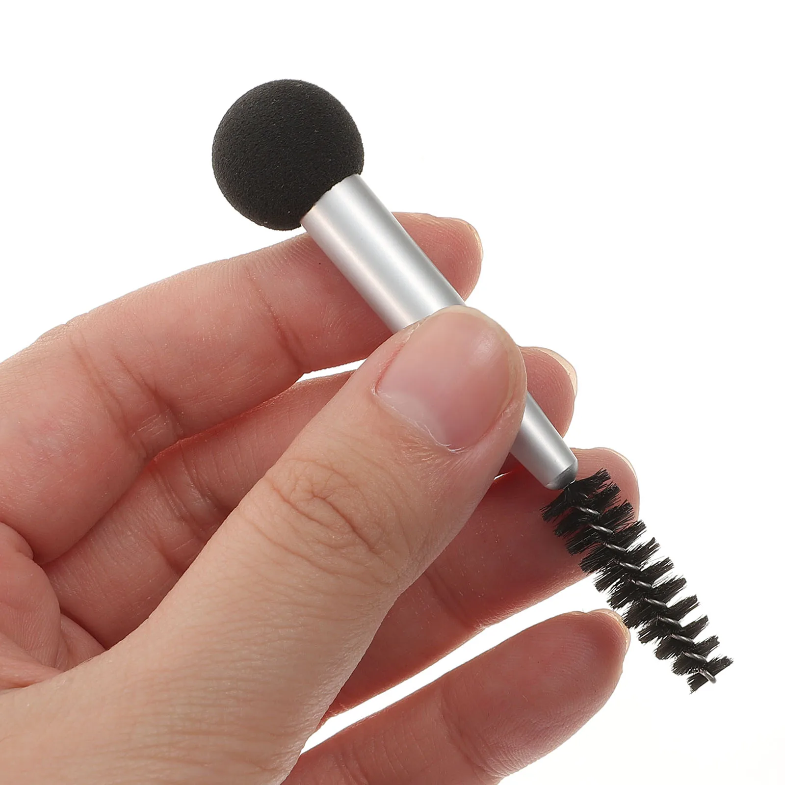 6 pennelli in spugna per trucco, doppia estremità, fondotinta, fard, mascara, applicatore, strumento di bellezza per donne, set di pennelli per ombretto