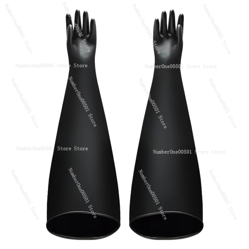 

Анаэробные камерные перчатки, бутилкаучуковые лабораторные перчатки с длинными рукавами для исследований, герметичные аксессуары для перчаток