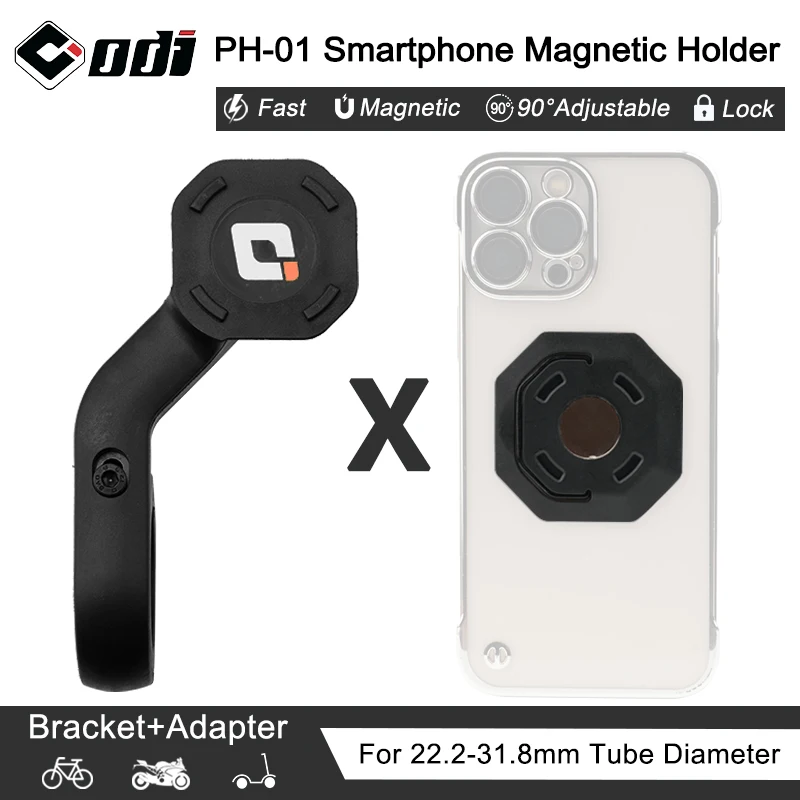 ODI Attraction magnétique vélo support pour téléphone Portable vélo Smartphone support magnétique Durable vélo téléphone support vélo équipement