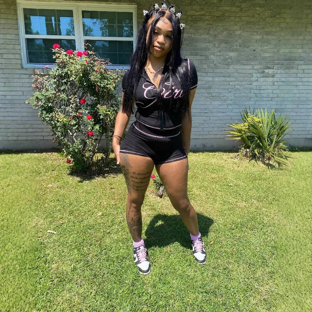 Femme vêtements 2 pièces ensemble 2026 nouvelle mode Ins Style couleur unie femmes Sexy col ouvert deux pièces à manches longues costume survêtement