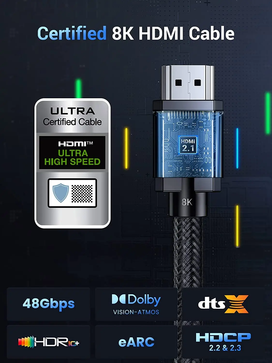ugreen-8k-hd-mi-21-ケーブル-認証済み-66フィート-超高速-hd-mi-コード-4k-120hz-48gbps-hdcp-22-23-earc-hdr対応
