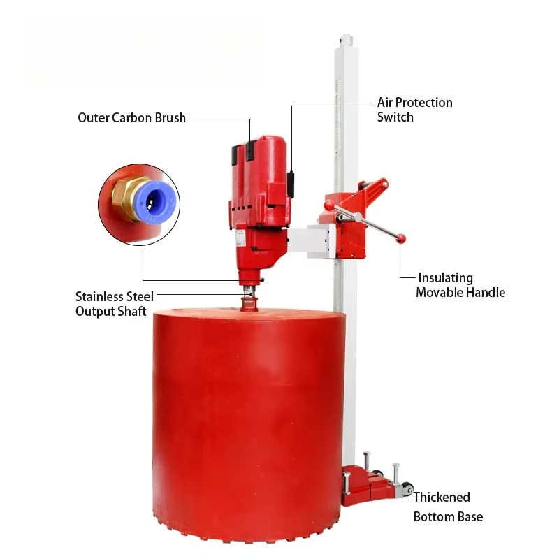 Industrial 600mm Manual Super Industrial Concrete Core Drilling Diamond Drill