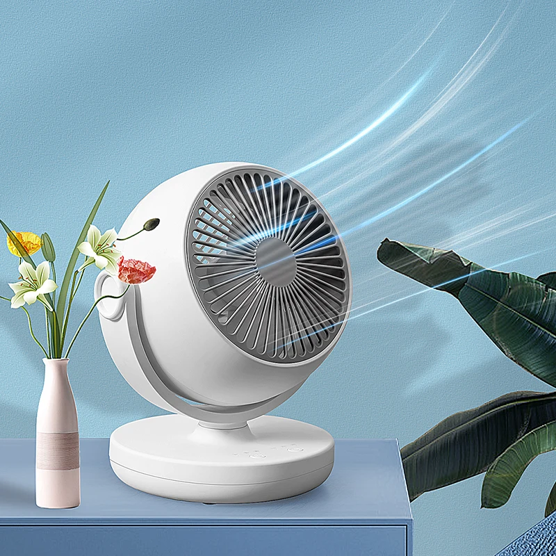 Lydsto Desktop Portable Circulating Fan / 3 Levels Adjustment / Bass Light Noise / Rapid Cooling