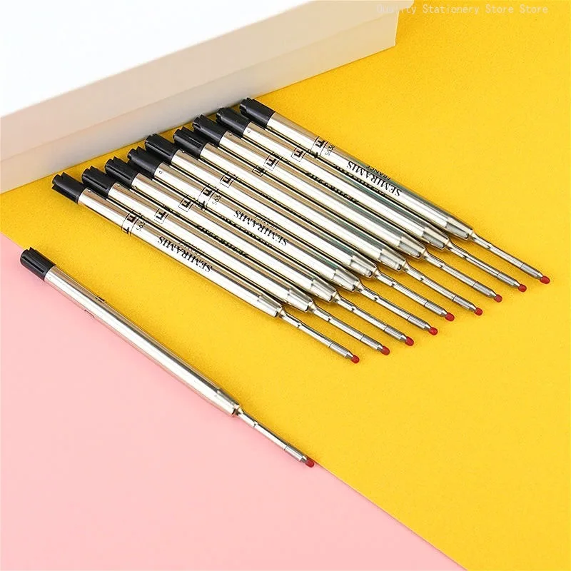 1pcs/3pcs/5pcs/ Semiramis  10pcs Gel Pens Refills 0.5mm Bullet Head Black European Standard G2 Specification Common School Write