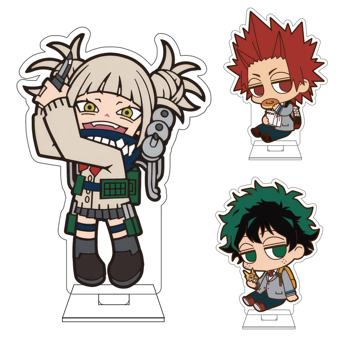 

10CM Anime My Hero Academia Cosplay Cute Acrylic Figure Stand Plate Midoriya Izuku Ornaments Gifts