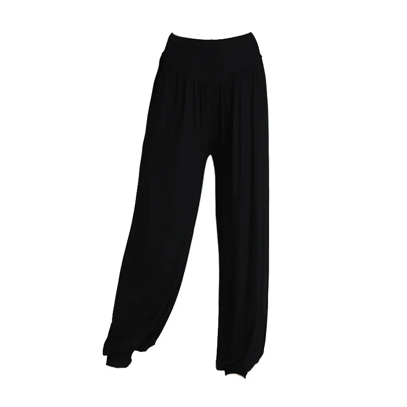 Dance Pants Women's Modal Loose Feet Dancing Wide-Legged Leotards Latin Yoga Practice Long Trousers Soft Modal Home Pants image 5