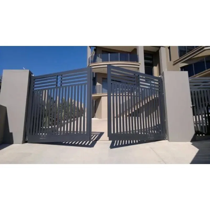 أسعار بوابة الألومنيوم ذات التصميم الحديث، بيت القرية، بوابة متأرجحة #1