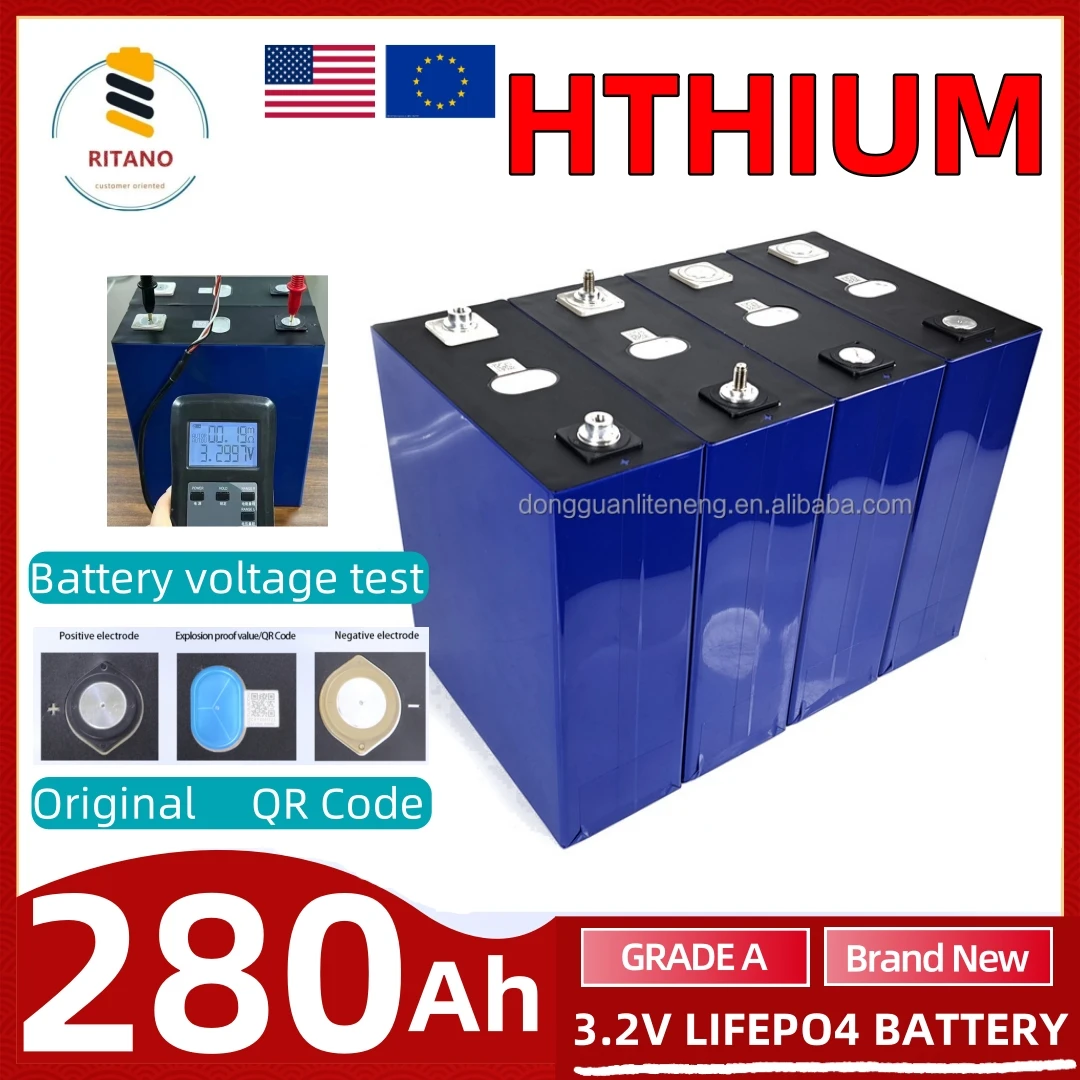 

10000+ cycles brand-new Hithium lifepo4 3.2V 280Ah Lifepo4 Hthium Battery Lithium Ion Batteries cells For Energy Storage System