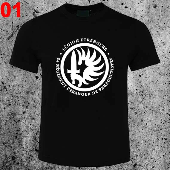 French Foreign Legion Légion Etrangère Special Forces T-shirt Short Sleeve Casual Cotton T Shirts