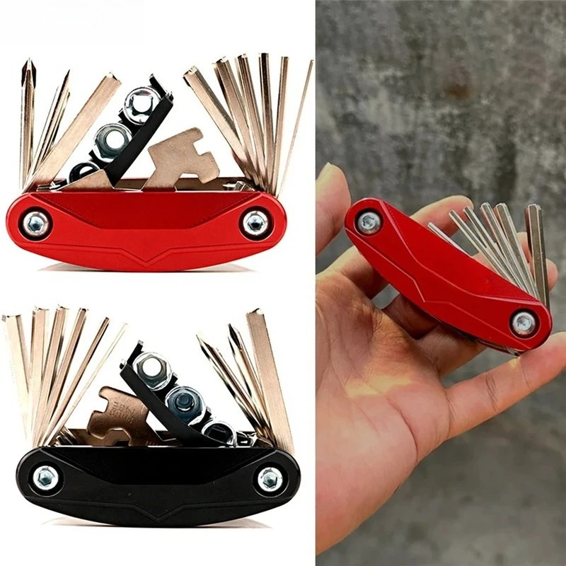 For Honda CB650R CBR650R CB1100 CB1300 CB1000R Motorcycle Foldable Repair Tool Kit, Multi Hex Screwdriver Wrench Set