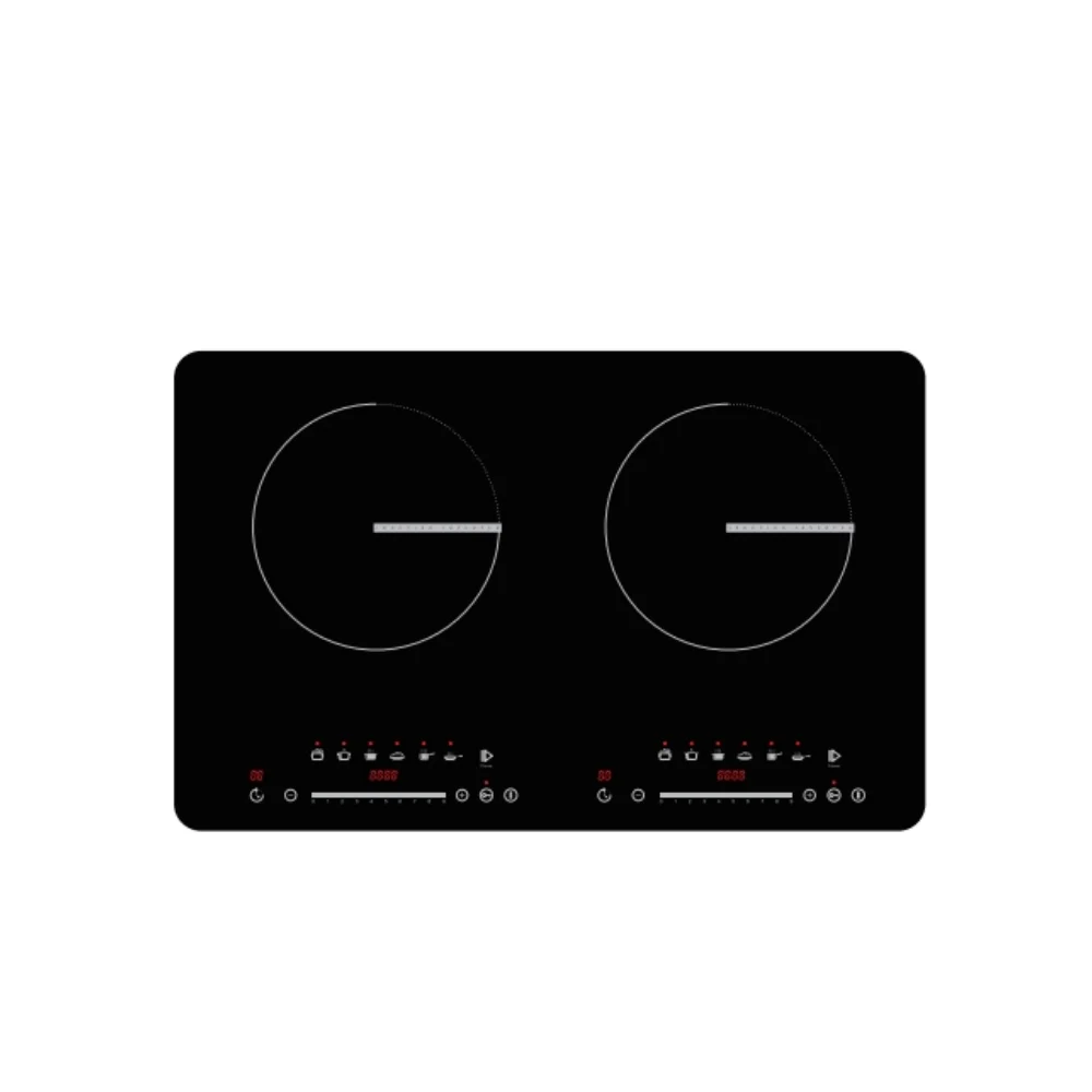 طباخ كهربائي ذكي برأسين، أجهزة مطبخ محمولة ومدمجة للاستخدام المنزلي والتجاري