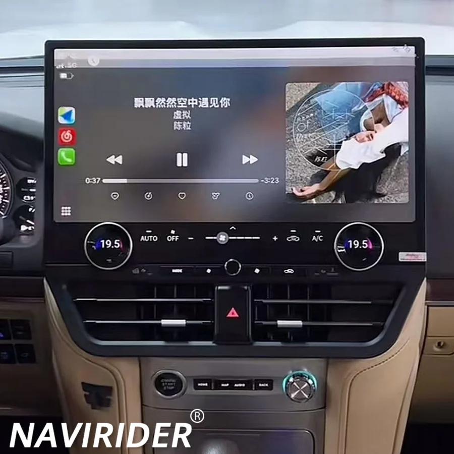 

19,8-дюймовый 2K QLED экран для Toyota Land Cruiser 200 LC200 2008-2021, Android-автомагнитола, видеоплеер, GPS, CarPlay, головное устройство