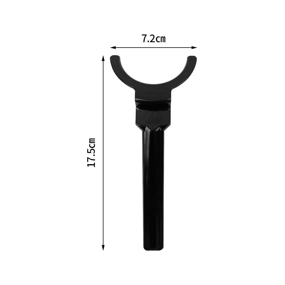 Qral Single Head Hook Opener Black Intraoral Spreader Orthodontic Lip Cheek Retractor Autoclavable Mouth opener Dental Materials