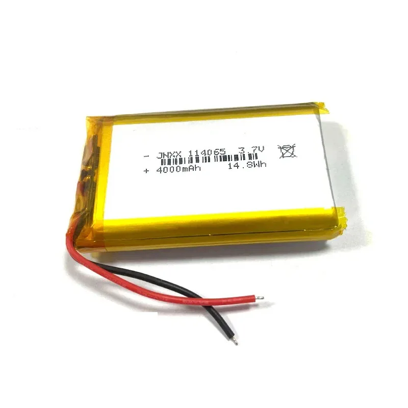 جديد 114065 بطارية ليثيوم بوليمر أصلية 3.7 فولت 4000 مللي أمبير سعة كبيرة ل سمّاعات بلوتوث الحلاقة أداة التجميل قوة البنك #5