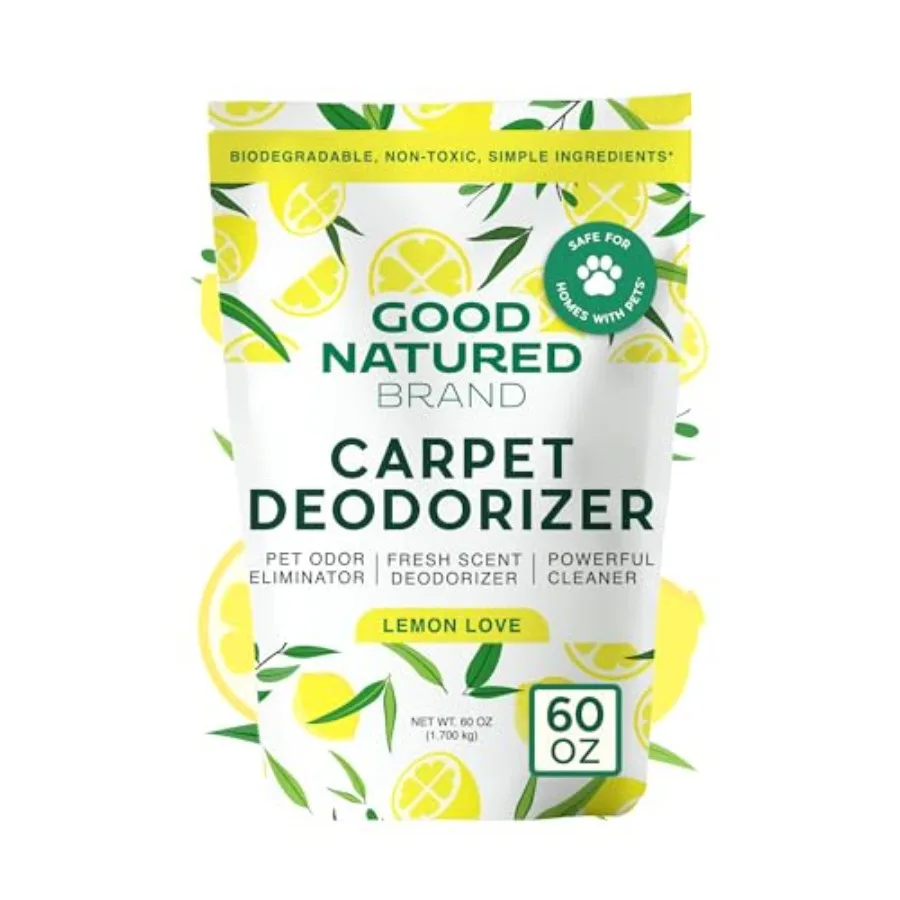 

Carpet Deodorizer and Freshener Powder Pet Odor Eliminator for Strong Odor and Pet Urine Fresh Natural Love Safe for Homes with
