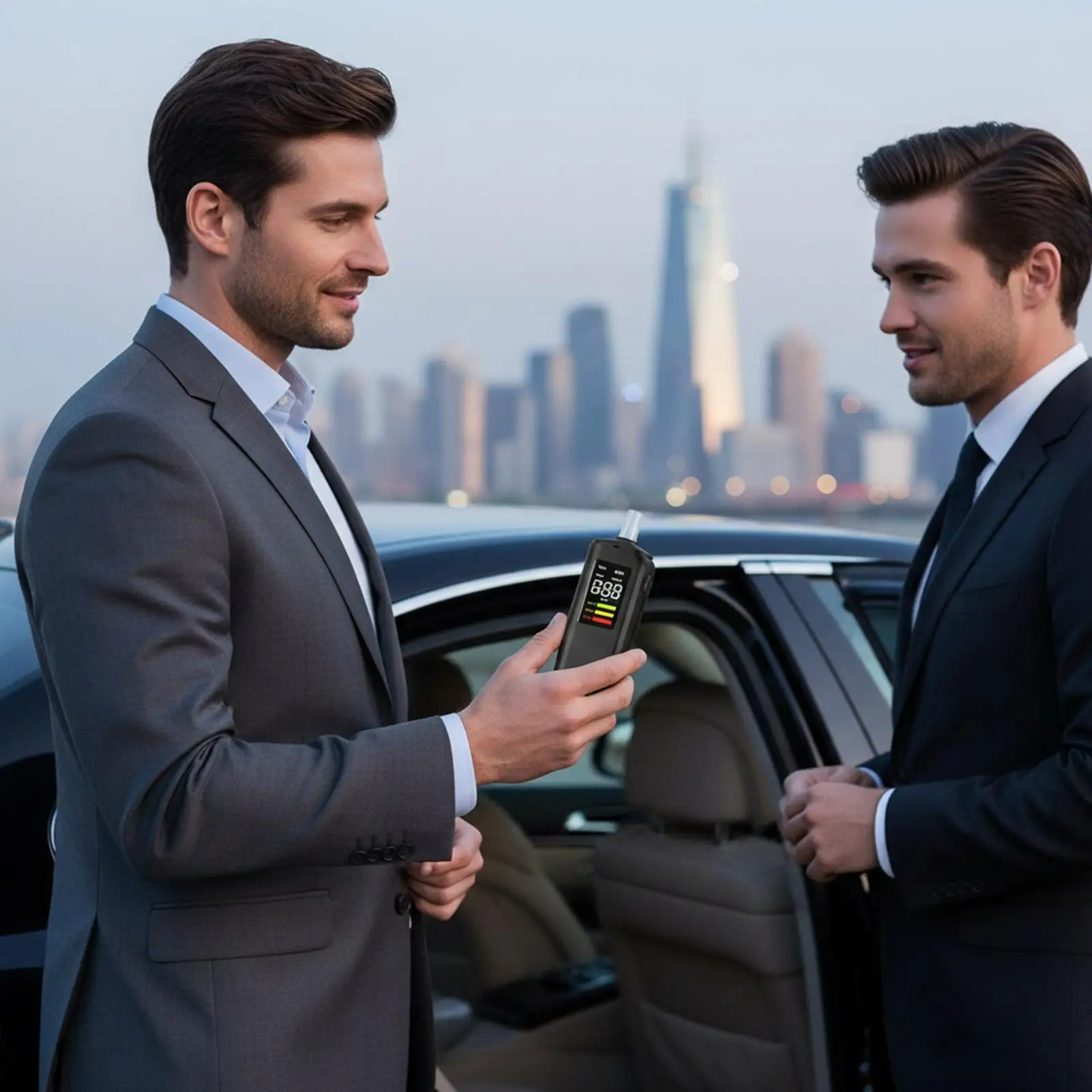 

Тестер алкоголя высокой четкости, безопасный вождение, портативный алкотестер для мужчин, женщин, отца, мужа, вечеринка