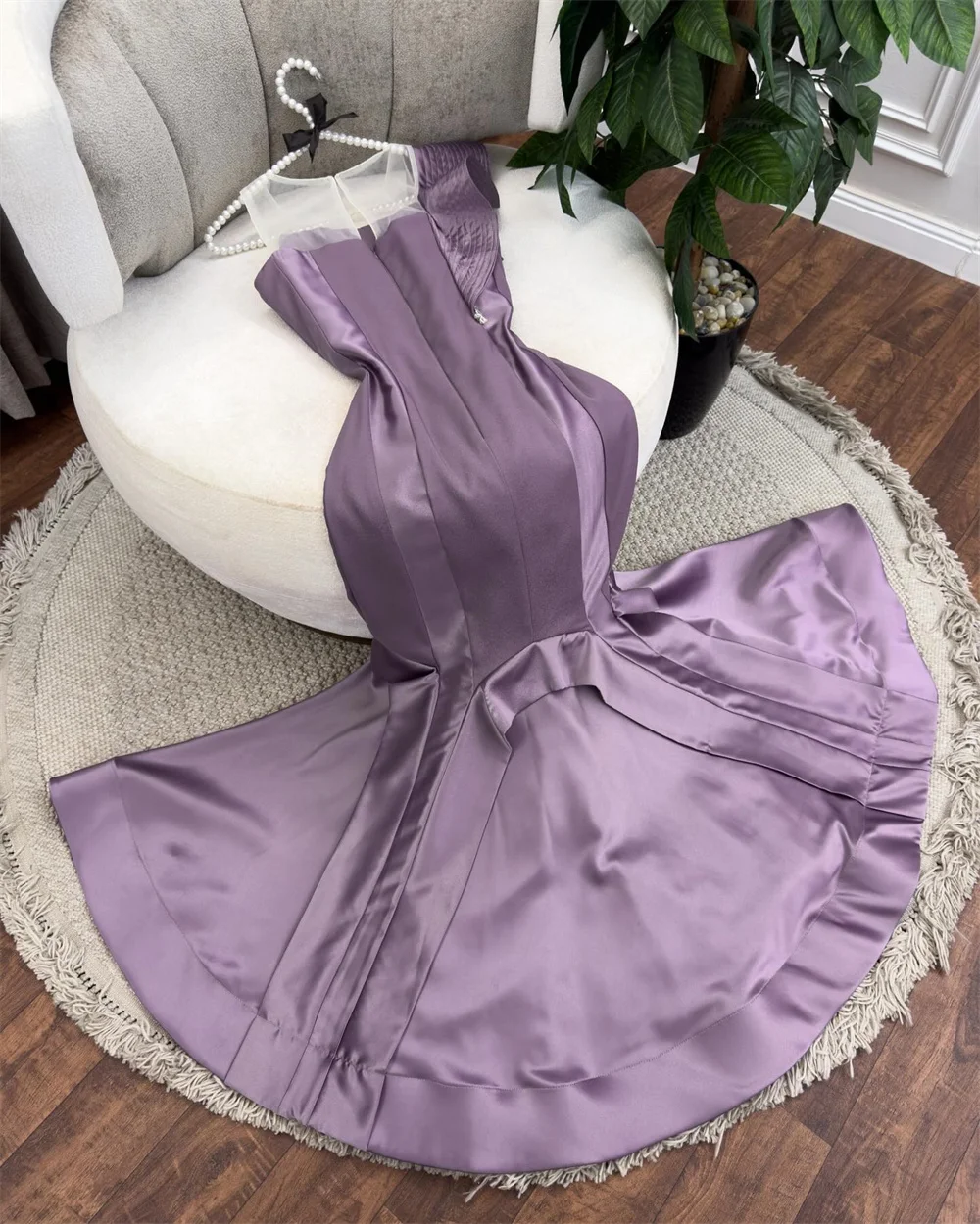 Customized Saudi Arabia Formal Gown Dearin Strapless Mermaid Floor Length Skirts Ribbon Bespoke Occasion Dresses Evening Prom Dr image 3