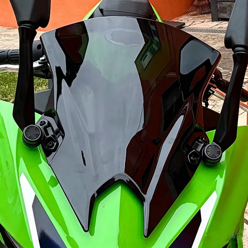 For Ninja 500 SE Windscreen for Kawasaki NINJA500 Windshield Double Bubble Screen Wind Deflector Moto Accessories 2024 2025 2026