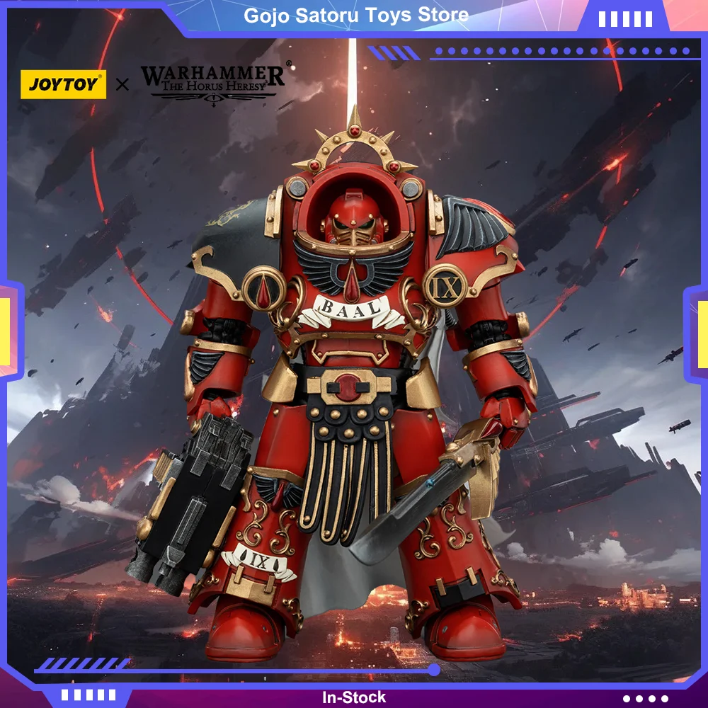 [In-Stock] JOYTOY Warhammer The Horus Heresy Action Figure Blood Angels Legion Praetor Anime Figurine Joint Movable Model Gifts